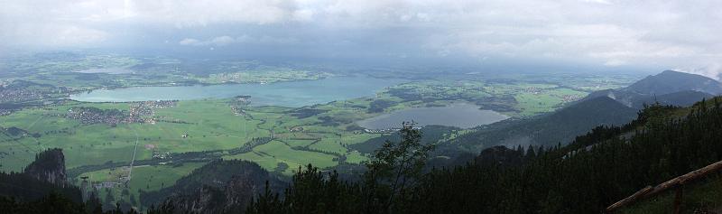 Pano.jpg - Panorama taken from Tegelberg during a break in the clouds.