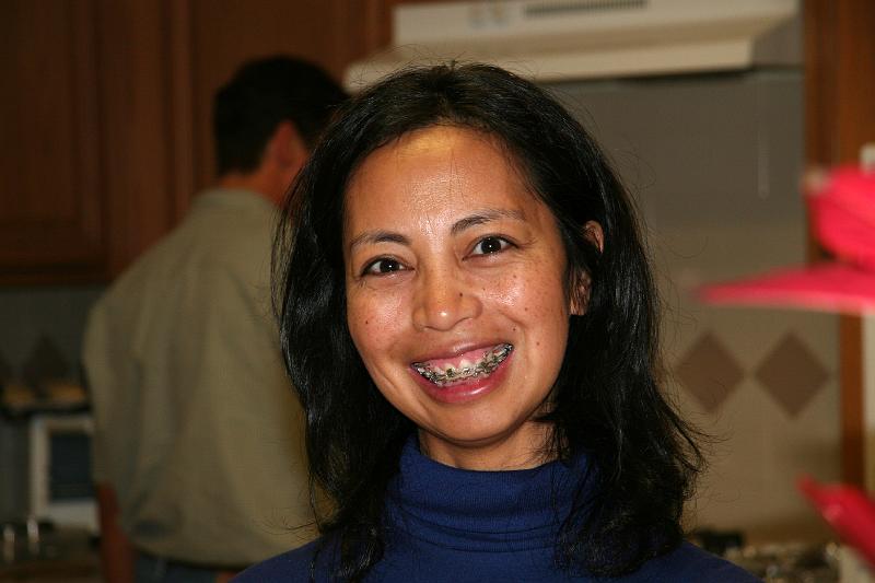 IMG_0015.jpg - Maria with her tinsel smile.