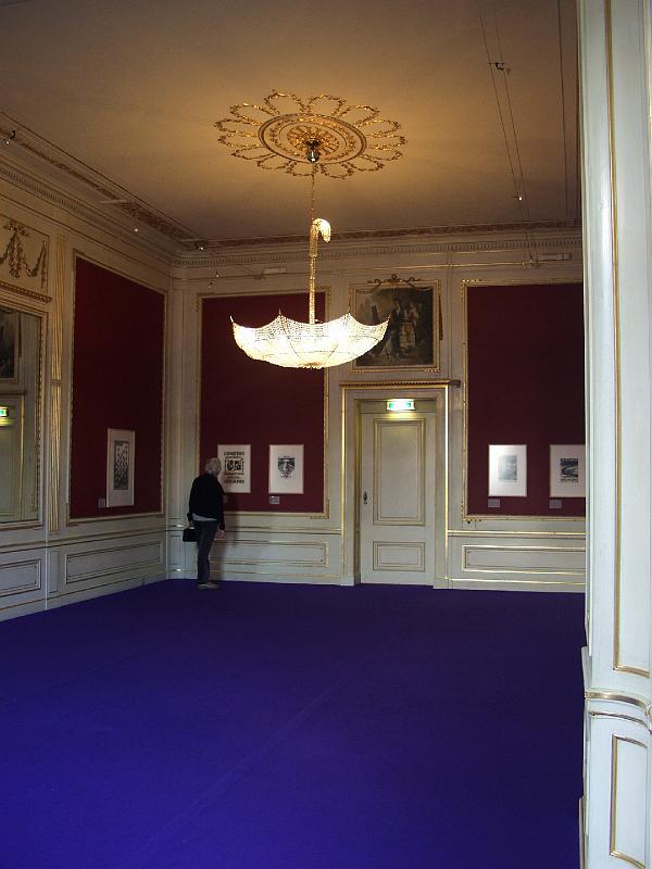 P2205711.jpg - One of the very interesting chandeliers in the Escher Museum.