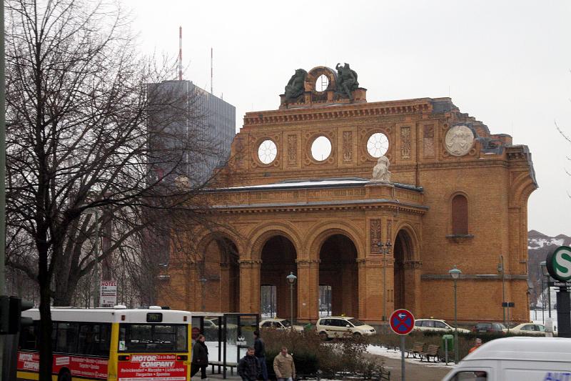 IMG_0324.jpg - This is part of a train station that was almost completely torn down before a man was able to save just the front.