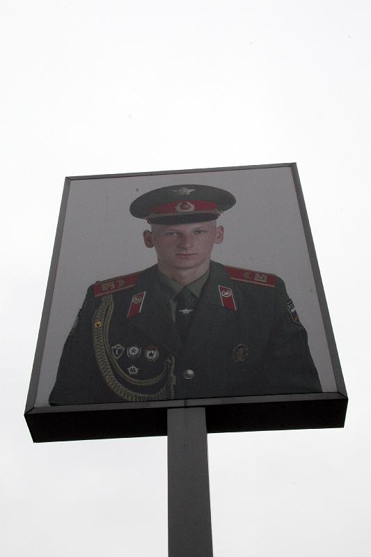 IMG_0331.jpg - Last East German guard at Checkpoint Charlie.