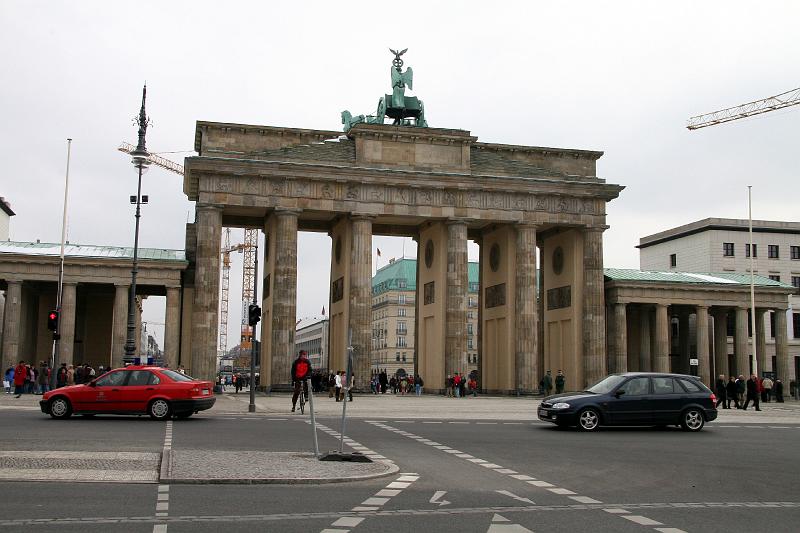 IMG_0388.jpg - The Brandenburg Gate.  This gate was in the "Death Zone" for many years and so was inaccessible.